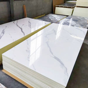 1220*2440/2900 UV保護コーティング<span class=keywords><strong>PVC</strong></span>大理石シート代替SPC複合壁パネルボード - Product Image 1