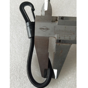 Cordon élastique en nylon avec mousqueton 5 cm, corde universelle simple couche - Product Image 4