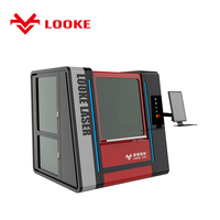 Machine de découpe laser CNC à fibre optique compacte 1390 6060 pour tôles en acier inoxydable