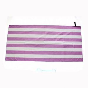 OEM <b>Cheap</b> Price High Quality Color Stripe Microfiber Beach <b>Towel</b> - Product Image 2