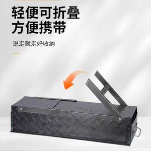 Barbecue de camping extérieur en acier au carbone, portable, pliable, multifonctionnel, grande taille, pour charbon de bois - Product Image 2