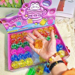 Wholesale Price Kids <b>Bubble</b>-Blowing Gradient Color 48 Pack Educational <b>Mini</b> Crystal Clay Colorful Cup Slime - Product Image 4