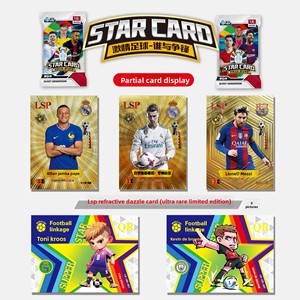 <span class=keywords><strong>Caja</strong></span> Sorpresa de Cartas de Estrellas de Fútbol, Cristiano Ronaldo y Neymar, Juguete para Fanáticos, Colección de Lujo en Papel - Product Image 3