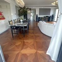 Suelo SPC con Patrón Decorativo Impreso de Alta Definición, Suelo de Mosaico, Mercado Europeo, Renovación del Hogar DIY