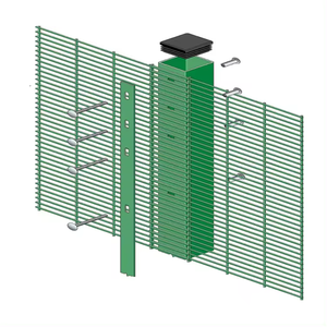 Valla de seguridad de acero galvanizado/recubierto de PVC de alta calidad 358 valla de malla de prisión 358 Panel de valla de alta seguridad - Product Image 3