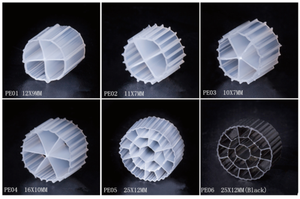 ที่ใส่ฟิล์มชีวภาพ mbbr แบบเคลื่อนย้ายเตียงเครื่องปฏิกรณ์พลาสติก mbbr - Product Image 5