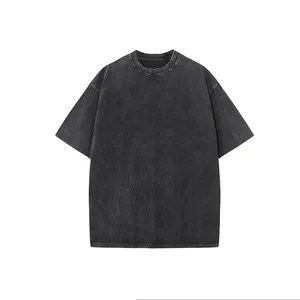 Hot Sell OEM ODM High Quantity 240g 100% Cotton Vintage Custom T-shirt Low MOQ 10 Pieces Custom Patterns And Logo Tee Shirt