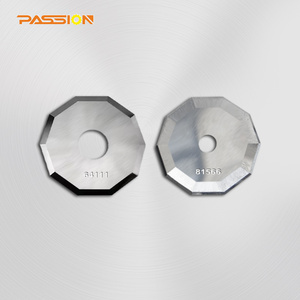 Kuris Rotary Decagonal <span class=keywords><strong>Blade</strong></span> 81566 64111 industrial carburo de tungsteno Cuchillo circular máquina tangencial cuchillas fabricantes - Product Image 2