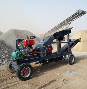 Petit concasseur de briques et de blocs de terre, toutes sortes de pierres, à moteur diesel - Product Image 6