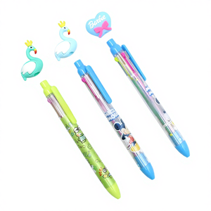 Customized Creative 3D Soft Plastic Promotional Doll <strong>Pen</strong> Black Red Blue <strong>Green</strong> 4 Color 0.7mm Ballpoint <strong>Pen</strong> Custom Heat Transfer - Product Image 1