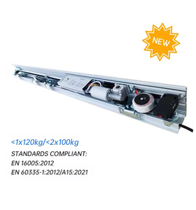 TUV EN16005มอเตอร์ไฟฟ้ากระแสตรงแบบไร้แปรงสำหรับผู้ควบคุมประตูบานเลื่อนกระจกเชิงพาณิชย์ DSL-800ดีไซน์ใหม่ - Product Image 2