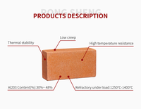 Brique réfractaire en argile légère SK34 de fabrication chinoise, certifiée CE, pour isolation thermique