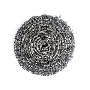Stainless Steel Wire Scouring Ball 40g Solid Kitchen Dishwashing Cleaning Pad Metal Material - Product Image 1