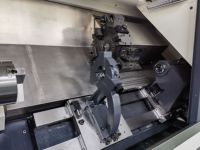 Nouvelle Conception Tour CNC à Banc Incliné H55M Robuste, Centre d'Usinage, Double Automatique, Type à Rouleaux Fanuc Simple, Linear