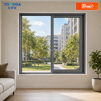 Ventanas Corredizas de Aluminio con Doble Acristalamiento Insonorizante para Apartamentos Modernos, MOQ Bajo