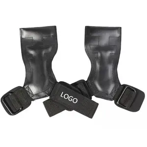 Factory Price Weight Lifting Gym Hand Grips Lifting Straps Wrist Palm Pad Rubber Weightlifting Support Pad