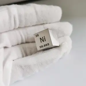 15 mét Nickel ni Cubic tuần hoàn bảng Cube 99.99% tinh khiết Nickel Cubic kim loại quà Tặng hiếm kim loại Nickel yếu tố khối Mẫu