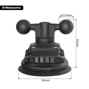 Support de fixation à ventouse VIN 1 pouce avec rotation à 360 degrés pour bras à double rotule RAM, accessoire pour téléphones et caméras d'action - Product Image 2