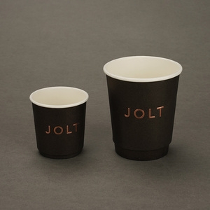 Wholesale Hot Stamping Disposable Paper Cup For Double Wall Paper Cup