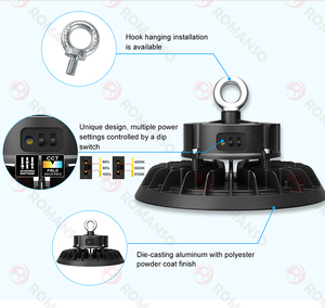 5 năm bảo hành ul ETL CE 150lm/W Alu phản xạ 150W 200W 250W IP65 Highbay đèn - Product Image 5