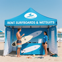 Les tentes pliantes produites par Sunshine Tent Factory sont imperméables, pliables et utilisées pour les fêtes et les événements en plein air.