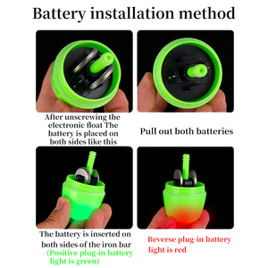 Yajie Abo - Flotador de Pesca Electrónico Luminoso de Dos Colores para Pesca en Roca, Nocturna, con Caña de Mano, Pesca en el Mar, Lanzamiento Largo, Océano - Product Image 3