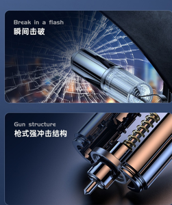 Strumento di emergenza Hotsale portachiavi strumento di salvataggio della cintura di sicurezza per <span class=keywords><strong>auto</strong></span> martello di sicurezza per donne autodifesa interruttore finestrino - Product Image 6