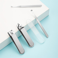WELLFLYER MS-1024 Nouveauté Coupe-ongles 5 pièces Ensemble personnalisable LOGO Cadeau Outils de manucure avec lime à ongles Soins de beauté Kit de manucure