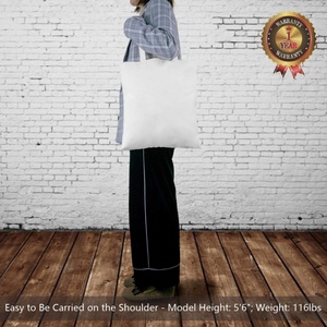 Bolsas de Tela de Algodón Ecológicas, Personalizadas con Sublimación, Plegables, con Asas de Cuerda, para Venta al Por Mayor - Product Image 4