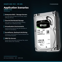 Untuk Seagate Exos 7E10 4TB 7200 RPM SATA 6Gbps 256MB 3.5 Inch Internal HDD ST4000NM000B Server Hard Disk Drive