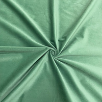Tissu en velours mat 100 % polyester, doux et agréable pour la peau, tissé en tricot, extensible, durable, poids moyen, pour canapé en HDPE, vente en gros