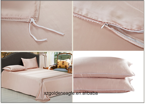 توريد طقم مفروشات سرير من الحرير السادة 19 من من من من من من من من من من من من من من من من من من من من من من من من من من من - Product Image 2