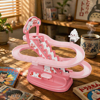 Jouets de glisse personnalisés pour enfants, mignons canards et lapins, jouets éducatifs pour ramper sur la piste pour garçons et filles