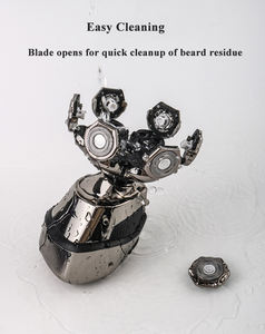 En stock Rasoir à crâne rotatif rechargeable 7D Rasoirs à tête électrique 5 en 1 pour hommes chauves - Product Image 6