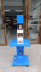 Machines de fabrication de chaussures YT-136 <span class=keywords><strong>pour</strong></span> petite usine <span class=keywords><strong>Machine</strong></span> à perforer les œillets perforants à perforation manuelle pneumatique - Product Image 3