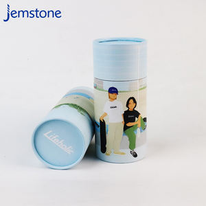 โรงงานทางกายภาพขายส่งกล่องบรรจุภัณฑ์กระบอกบรรจุภัณฑ์หลอดกระดาษคราฟท์แบบกําหนดเอง - Product Image 3