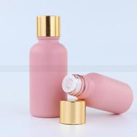 Flacons compte-gouttes en verre rose de 10 ml, 15 ml, 20 ml, 30 ml, 50 ml, résistants aux UV, pour huiles essentielles et aromathérapie