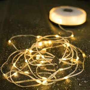Tira de Luces LED de 10 Metros para Camping, Recargable por USB, Regulable, Blanco Cálido y RGB, para Exteriores, Jardín, Fiestas, Ambiente de Camping - Product Image 6