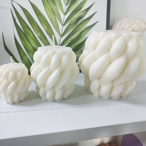 Nuovo Design geometria <span class=keywords><strong>fai</strong></span>-<span class=keywords><strong>da</strong></span>-<span class=keywords><strong>te</strong></span> arco rotante a forma di goccia di pioggia <span class=keywords><strong>candele</strong></span> turbinanti cera profumata regalo di nozze personalizza candela - Product Image 5