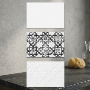 Azulejos de Pared de Cerámica Negra Esmaltada Modernos de 30x45cm (12x18 Pulgadas) para Cocina, Baño, Exteriores, Interiores, Pasillos y Centros Comerciales |   Resistente a los Ácidos - Product Image 2