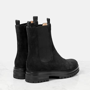 Helovitch, recién llegados, botines formales clásicos de alta calidad para mujer, talla grande, cómodos, antideslizantes, tacón cuadrado, <span class=keywords><strong>Chelsea</strong></span> Faux - Product Image 4