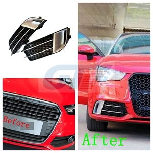 Couvercle de phare antibrouillard pour <span class=keywords><strong>Audi</strong></span> <span class=keywords><strong>A1</strong></span>, 2 pièces, accessoire pour voiture, 2013 — 2015, <span class=keywords><strong>prix</strong></span> d'usine - Product Image 6