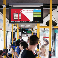 Pantalla LCD de Barra para Publicidad, 700nits, Android WIFI, para Colgar en Paredes de Estaciones de Metro y Aeropuertos, ODM OEM