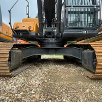 Excavadora de cadenas Hyundai 220LC-9 usada de bajo consumo de combustible, excavadora hidráulica original de 22 toneladas para construcción y movimiento de tierras.