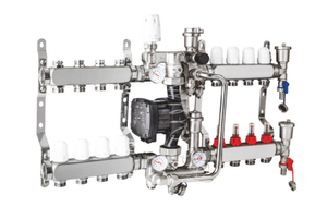 Bơm nhiệt sử dụng tốc độ dòng chảy lớn 1/2 "pex Ống thép không gỉ sưởi ấm đa tạp cho hệ thống sưởi ấm dưới sàn - Product Image 3