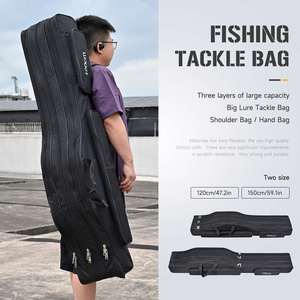 Bolsa de Pesca Plegable Portátil para Hombre, Caja de Carrete Personalizada, Bolsa para Cañas de Pescar - Product Image 2