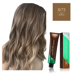 Hete Verkopende Permanente Haarkleur Haarverf Kleur Crème Voor Professionele Salon Private Label Haarkleur 100Ml Crème