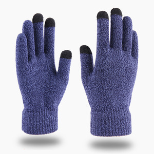 Gants en acrylique épais <span class=keywords><strong>d</strong></span>'<span class=keywords><strong>hiver</strong></span> pour hommes Gants tricotés de grande taille pour écran tactile Gants <span class=keywords><strong>d</strong></span>écontractés chauds <span class=keywords><strong>d</strong></span>'extérieur - Product Image 4
