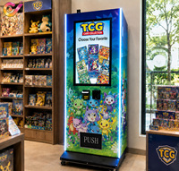Distributeur automatique de cartes à collectionner intelligent avec paiement sans espèces et écran tactile 32 pouces pour la vente de cartes Pokémon
