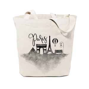 Cheap Tote <b>Bags</b> Custom Printed Recyclable <b>Fabric</b> Shopping <b>Bags</b> With Logo - Product Image 4